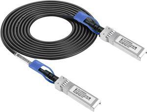 SFP+ DAC Twinax Cable - SFP Patch Cable,25GBASE-CU Passive Direct Attach Copper SFP Cable for Cisco SFP-H10GB-CU2M,Ubiquiti UniFi UC-DAC-SFP+,Meraki,Fortinet,D-Link,4-Meter(13ft)