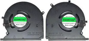 HUANMEFANG Replacement New Laptop CPU and GPU Cooling Fan for Razer Blade 14 RZ09-0370 RZ09-0370CEA3 RZ09-0368 P/N FNNK DFS5K123043635 FNNL DFS5K121144645 DC 5V 0.5A Fan