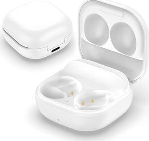 Wired Charging Case Compatible with Samsung Galaxy Buds 2(SM-R177), Replacement Charger Case Dock Station for Galaxy Buds 2 Bluetooth Earbuds (White)