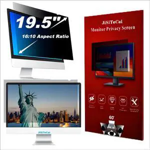 19.5" Computer Privacy Screen Filter (16:10) - Premium Anti-Glare Computer Screen Cover - Anti Scratch - UV & Blue Light Screen Protector