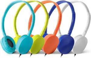 Wholesale Bulk Headphone,10 Packs School Headphones for Classsroom, for School, Airplane, Hospital, Students, Kids and Adults (Mixed Colors)