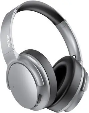 Hybrid Active Noise Cancelling Headphones with Microphone,ANC Wireless Over Ear Bluetooth Headphones, Hi-Res Audio Custom with 4 EQ Deep Bass, Memory Foam Ear Cups, Quick Charge 60H HiFi Playtime