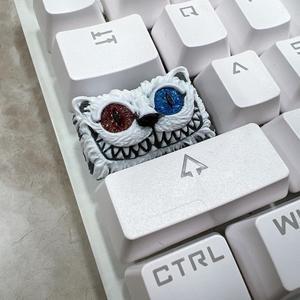 LINWIN Cat Keycap - Custom Keycaps for Caps Lock Key - for MX Mechanical Keyboard - 2