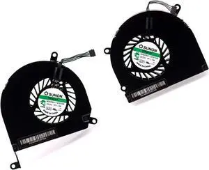 Deal4GO CPU Cooling Fan w/GPU Cooler Fan Set 661-5044 for MacBook Pro 17" A1297 2009 2010 2011 A1286 2008-2013