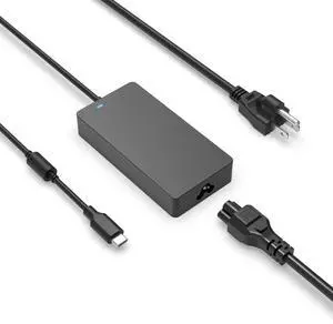 90 Watt Type C Power Adapter Fit for Dell 90W Laptop Charger USB C - (Replacement for Dell DA90PM170 LA90PM170 AC Adapter)