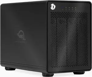 OWC ThunderBay 4 RAID 5 with Dual Thunderbolt 3 Ports (0GB RAID), includes SoftRAID XT
