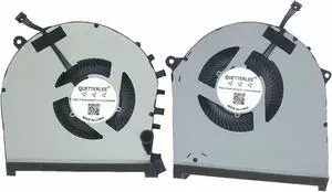 QUETTERLEE Replacement New Laptop CPU+GPU Cooling Fan for HP OMEN GTX1660 17-CB 17-CB0063TX 1005TX 17-CB0030NR 17-CB0070NR 0092NR 17T-CB0000 TPN-C144 Series MG75091V1-1C010-S9A MG75091V1-1C020-S9A Fan