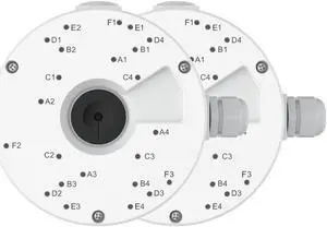 Reolink Junction Box D20 (2 Pack) for Reolink Dome Cameras - RLC-520A, RLC-820A, RLC-823A, RLC-842A, RLC-1224A, E1 Outdoor PoE/Pro, RLC-823A 16X, RLC-843A