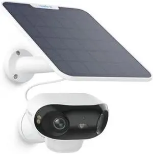 REOLINK Argus 4 Pro - 4K Solar Security Camera, ColorX Night Vision, 180deg Blindspot-free View, Wireless Outdoor Camera with Dual-band Wi-Fi 6, Smart AI Detection, No Monthly Fee, with 6W Solar Panel