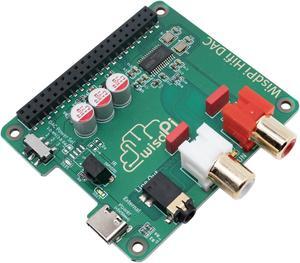 Raspberry Pi HiFi DAC HAT Audio Card Expansion Board for Raspberry Pi 4, Pi 3 B+, Pi 3 B, Pi 2, Pi B+, Pi Zero/Zero W