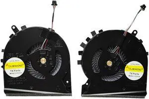 TXLIMINHONG New Compatible CPU and GPU Cooling Fan for HP Pavilion 15-DK Series Laptops, 5V 0.5A, 30dB, Air Cooling, 3-Pin Connector, 2500 rpm, 2.5W
