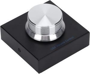 USB Volume Control, Knob One Key Mute Multimedia Volume Adjuster for PC Computer Speaker Audio, Plug and Play