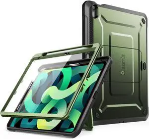 SUPCASE for iPad 10th Generation Case with Screen Protector (Unicorn Beetle Pro), [Built-in Stand & Pencil Holder] Heavy Duty Rugged Protective Case for iPad 10th Gen 10.9 Inch (2022), Guldan