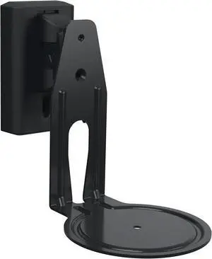 Sanus Wireless Speaker Wall Mounts for Sonos Era 100(tm) - Black Speaker Mount Tilts & Swivels - Easy 3-Step Install w/Included Hardware - Black Set of 2