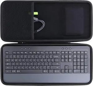 co2CREA Hard Case Replacement for Logitech Signature K650 Comfort Full-Size Wireless Keyboard (Graphite Case)