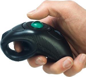 YUMQUA Y-10W 2.4 GHz Portable Finger Handheld Wireless USB Trackball Mouse for PC Laptop Mac Lovers