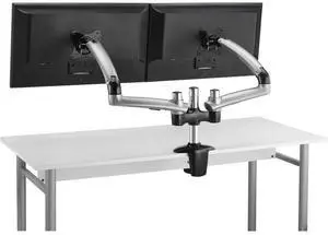 Ergotech Freedom Dual Arm Mount for PC - Silver (FDM-PC-S02)