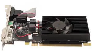 HD6450 Graphics Card, 64bit 3600MHz 2GB DDR3 Graphics Card, 4K Video Card Upgrade Computer Accessories HDML Support 1080P HD/DVI D Support 4K FHD Output, for Desktop