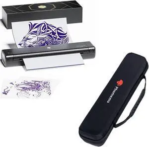 Phomemo TP81 Wireless Tattoo Stencil Printer (Upgraded) & Case, Thermal Tattoo Printer with 10pcs Transfer Paper