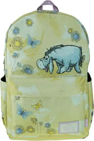KBNL Classic Disney Eeyore Backpack with Laptop Compartment for School, Travel, and Work Multicolor A22209-EEYORE