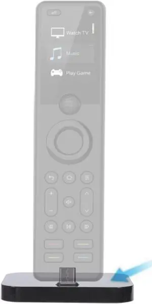 Charging Dock Base for SofaBaton X1 Universal Remote Control Includes 6FT USB Cable Plug (Black)