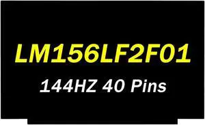 PEHDPVS LM156LF2F01 Replacement for HP Victus 15-fb 15-FB1013DX 15-fa0010nr 15-fb0020nr 15-fb0121nr 15-fb0028nr 845A2UA 40Pins 144HZ 1920x1080 15.6" LCD Non-Touch Screen Laptop Panel