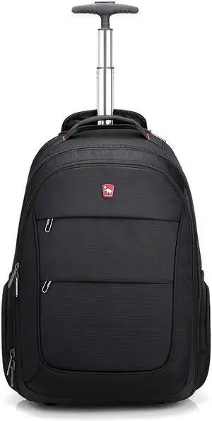 OIWAS Rolling Backpack for Laptop - Backpack with Wheels for Men Women, Travel Wheeled Backpacks, 15.6 inch Laptop Roller Backpacks, Travel Backpack with Wheels