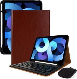 LAMA Bluetooth Keyboard Case with Mouse for iPad Air 4th/5th Generation & iPad Air 11" M3/M2 (2025/2024), Detachable Case with Keyboard with Pencil Holder for 11 inch iPad Pro (4th/3rd/2nd/1st Gen)