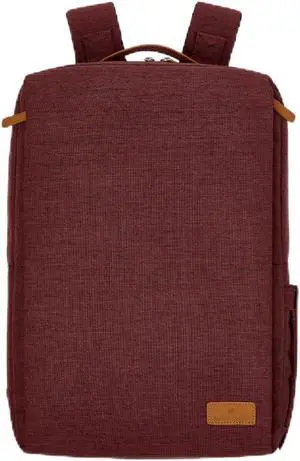 Nordace Siena Pro 17 Smart Backpack with USB Port - 17" Laptop Backpack, 26L Daily Backpack for Travel, Everyday, or Work (Red)