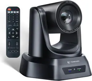 TONGVEO 20X Optical Zoom PTZ Camera HDMI IP Live Streaming SDI USB3.0 1080P 60fps PoE Supports for Church Services Worship Education Video Conference with OBS vMix Wirecast Zoom Teams and More