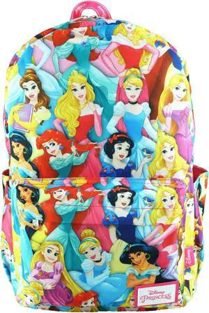 Wondapop Disney Princess 17" Backpack with Laptop Compartment (Princess Pink)