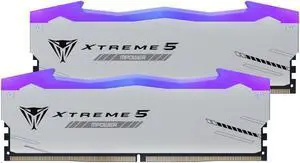 Patriot Memory Viper Xtreme 5 MPOWER DDR5 RGB RAM 32GB (2X16GB) 6400MT/s CL32 1.4v UDIMM Desktop Gaming Memory Kit Compatible with Intel XMP - PVXR532G64C32KM