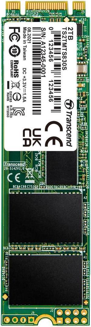 Transcend 2TB SATA III 6GB/s MTS830S M.2 2280 Solid State Drive - TS2TMTS830S