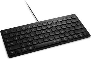 Kensington Compact USB-C Keyboard for iPad, Mac OS, Windows, Chromebooks (K75506US), Black