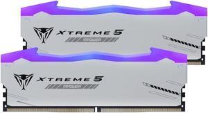 Patriot Viper Xtreme 5 MPOWER DDR5 RGB RAM 48GB (2X24GB) 6000MT/s CL30 UDIMM Desktop Gaming Memory Kit - PVXR548G60C30KM