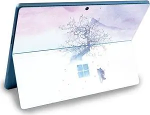 MightySkins Glossy Glitter Skin Compatible with Microsoft Surface Pro 9 (2022) - Long Way to Fuji | Protective, Durable High-Gloss Glitter Finish | Easy to Apply | Made in The USA