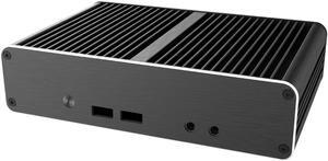 Akasa Newton CAC, Designed for Intel NUC 11 (Atlas Canyon) Mini PC, Aluminium Fanless Case Featuring a M.2 SSD Heatsink, with Pentium Silver or Celeron Processors, A-NUC83-M1B