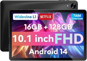 Alphawolf Android Tablet 10 inch Tablets, FHD 1920 * 1200 Display, 16GB RAM 128GB ROM Octa Core Processor, Widevine L1, 2.4G/5G WiFi Tablet Android 14