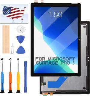 for Microsoft Surface Pro 5 1796 LCD Screen Replacement 12.3 inches for Microsoft Surface Pro 6 Display Touch Screen V1.0 6870S-2403A LP123WQ1 LCD Digitizer Assembly with Tools