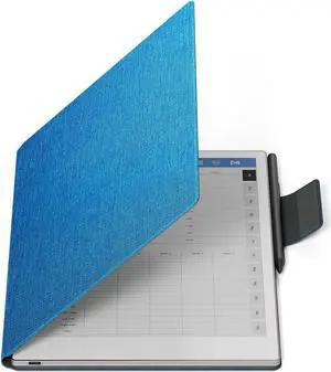 Ayotu Case for Remarkable Paper Pro, Mosaic Weave Book Folio with Pen-Buckle, Smart Magnetic Cover for Remarkable Paper Pro 11.8" Color Tablet Only, Bundle with Premium Membership (Cobalt Blue)