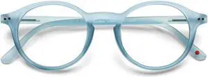 B + D Blue Light Bloking Reader Glasses Loop Readers Blue Color Without Magnification