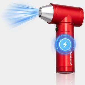 BHTOP Compressed Air Duster 110000RPM Electric Air Duster & Dust Absorption for Cleaning PC&Keyboard,Handheld Turbo 3 Speeds Rechargeable Cordless Jet Dry Blower Air Blower for Car Home,Outdoors