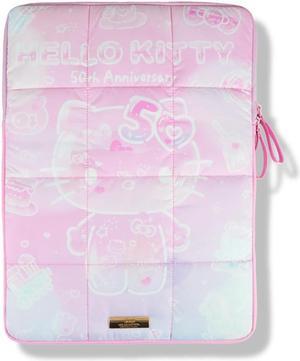 Sonix x Sanrio | Puffy Laptop Sleeve | 15-16 Inch, Quilted Pillow Puffer Laptop Carrying Case, Computer Sleeve | Hello Kitty 50th Anniversary