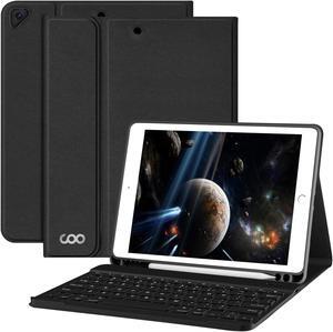 for iPad 9th Gen 2021 Case with Keyboard 10.2 inch, for iPad 8th Gen 2020/7th Gen 2019/Air 3/Pro 10.5 Keyboard Case, Detachable Wireless Bluetooth Keyboard with Pencil Holder for iPad 2021 9th