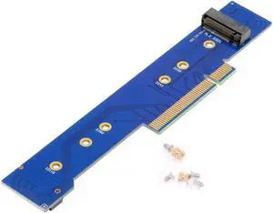 chenyang M.2 NVME to PCIe 3.0/4.0 X8 Adapter Dual NVME/AHCI SSD to PCI Express Gen4 Expansion Card Adapter