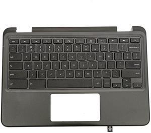 D-KXCPELE Laptop Palmrest Upper Case with Keyboard Assembly Replacement for Dell Chromebook 11 3100 P/N: 09X8D7 9X8D7