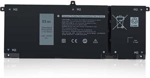 YXKC H5CKD Laptop Battery Replacement Compatible with Dell Latitude 3410 3510 Vostro 5300 5301 5401 5501 Latitude 3410 3510 5300 5401 5408 5400 7405 7300 7500 2-in-1 Silver Series 7T8CD (15V 53Wh)