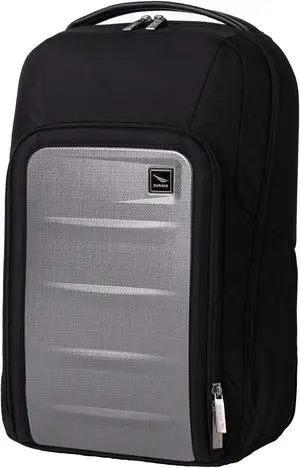 Duravo Venture Slim Laptop Backpack, Durable, Sleek, Flight Approved, Fits Up to 17" Laptop, Breathable, Lightweight (Silver, Slim)