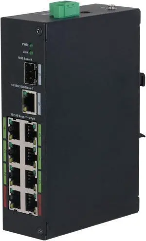 EmpireTech 10-Port Unmanaged Switch with 8-Port ePoE, Layer-Two ePoE Switch,Complies with IEEE802.3, IEEE802.3u, IEEE802.3ab/z and IEEE802.3X Standards, POE Switch EPOE-8CH LR2110-8ET-120