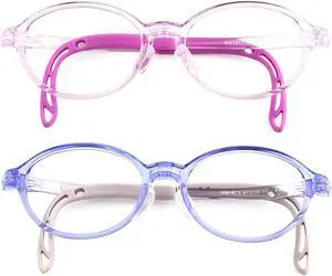 EYEBUDDY Blue Light Glasses for Kids,Blue Light Blocking Glasses for Boys Girls Ages 3-13, 2 Packs Bluelight Glasses Computer, Gaming, Reading